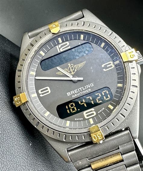 f56059 breitling|breitling aerospace bicolor.